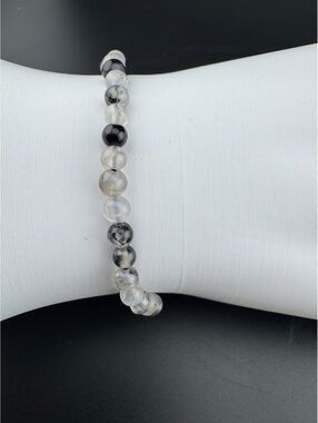 Healing Bracelet | Dragon Vein Agate | Gemstone Bracelet 4mm